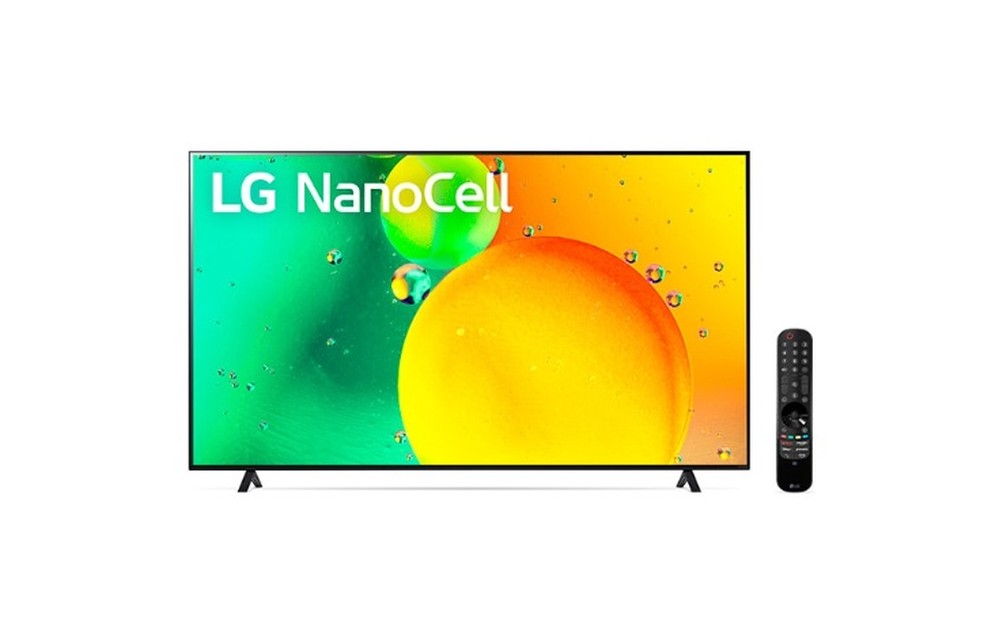 LG 86NANO75 é uma das TVs que contam com o controle Smart Magic — Foto: Divulgação/LG