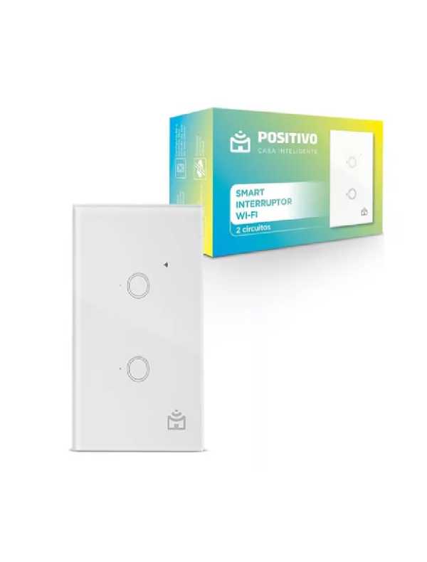 Smart Interruptor Wi-Fi Positivo 2 Circuitos